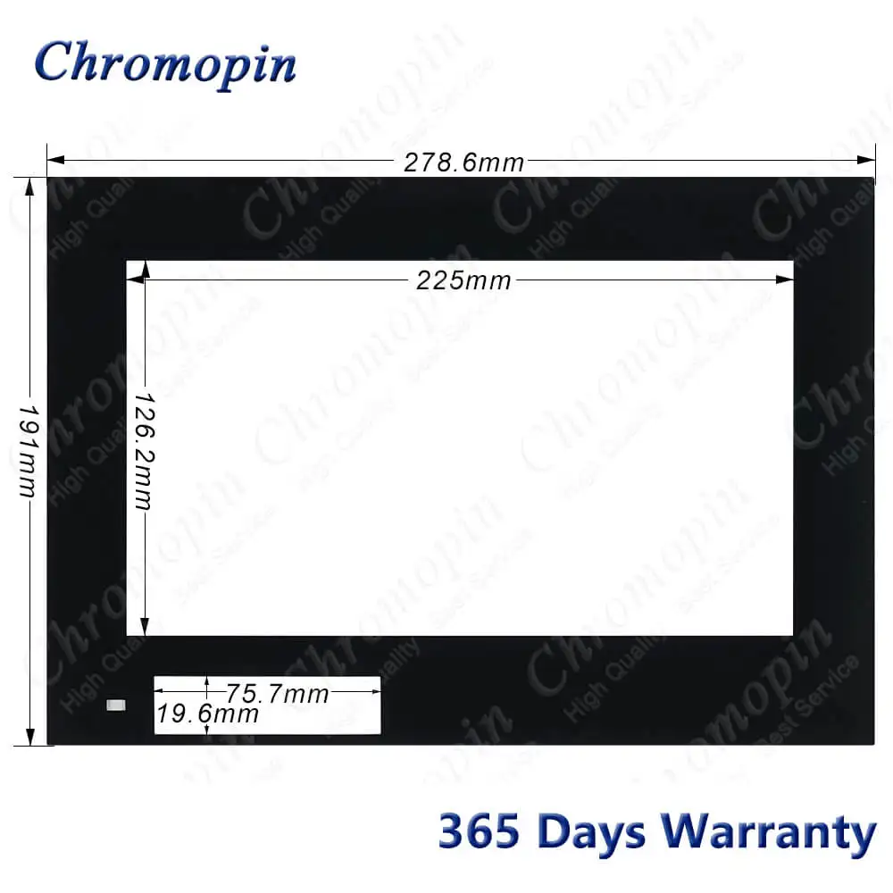 Imagem -05 - Touch Screen Painel Vidro Digitalizador para Keyence Vt5-w10 Vt5 W10 Vt5w10 com Película Protetora Overlay