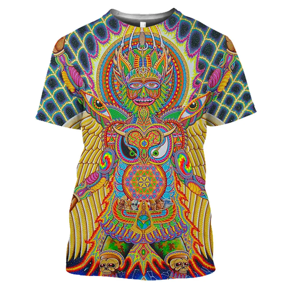 Brand Galaxy 3d Print T Shirt Men Psychedelic Swirl Tshirt Casual Colorful Anime Clothes Music Printed Gothic T-shirts