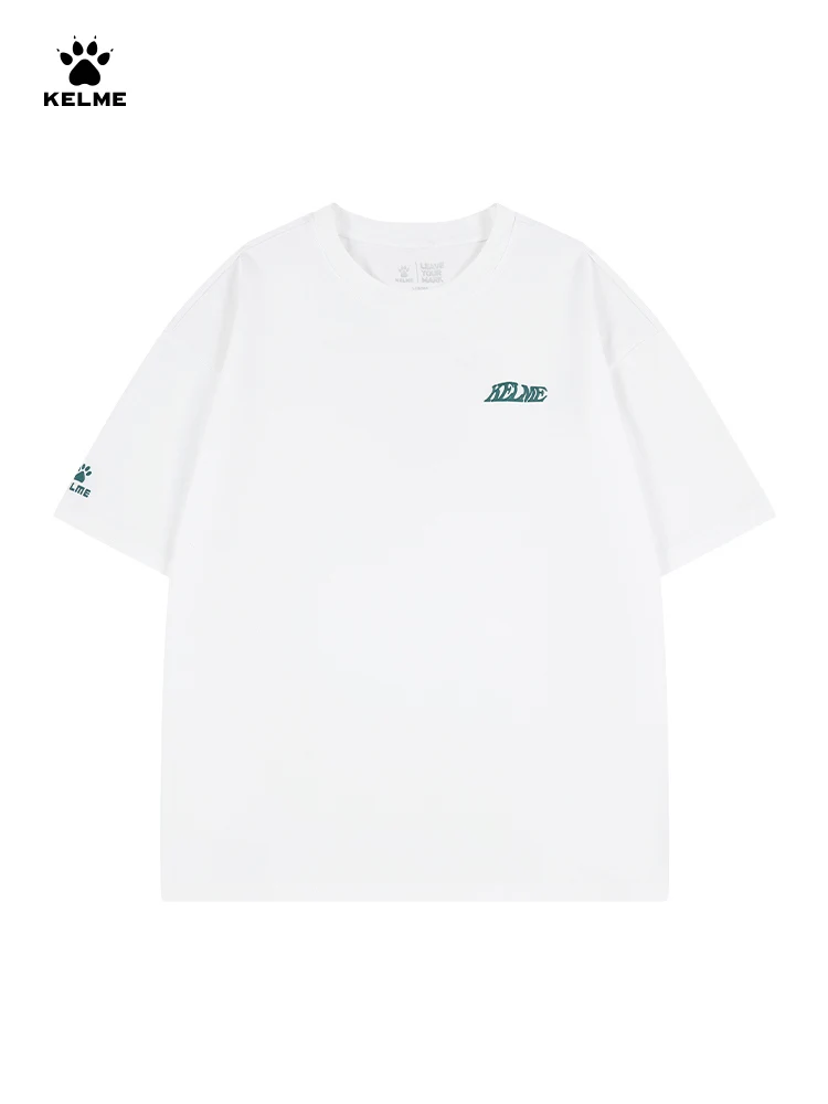 Kelme Su Super Football Culture Co Branded Shirt Cotton Short Sleeved T-shirt Loose Breathable Football Top