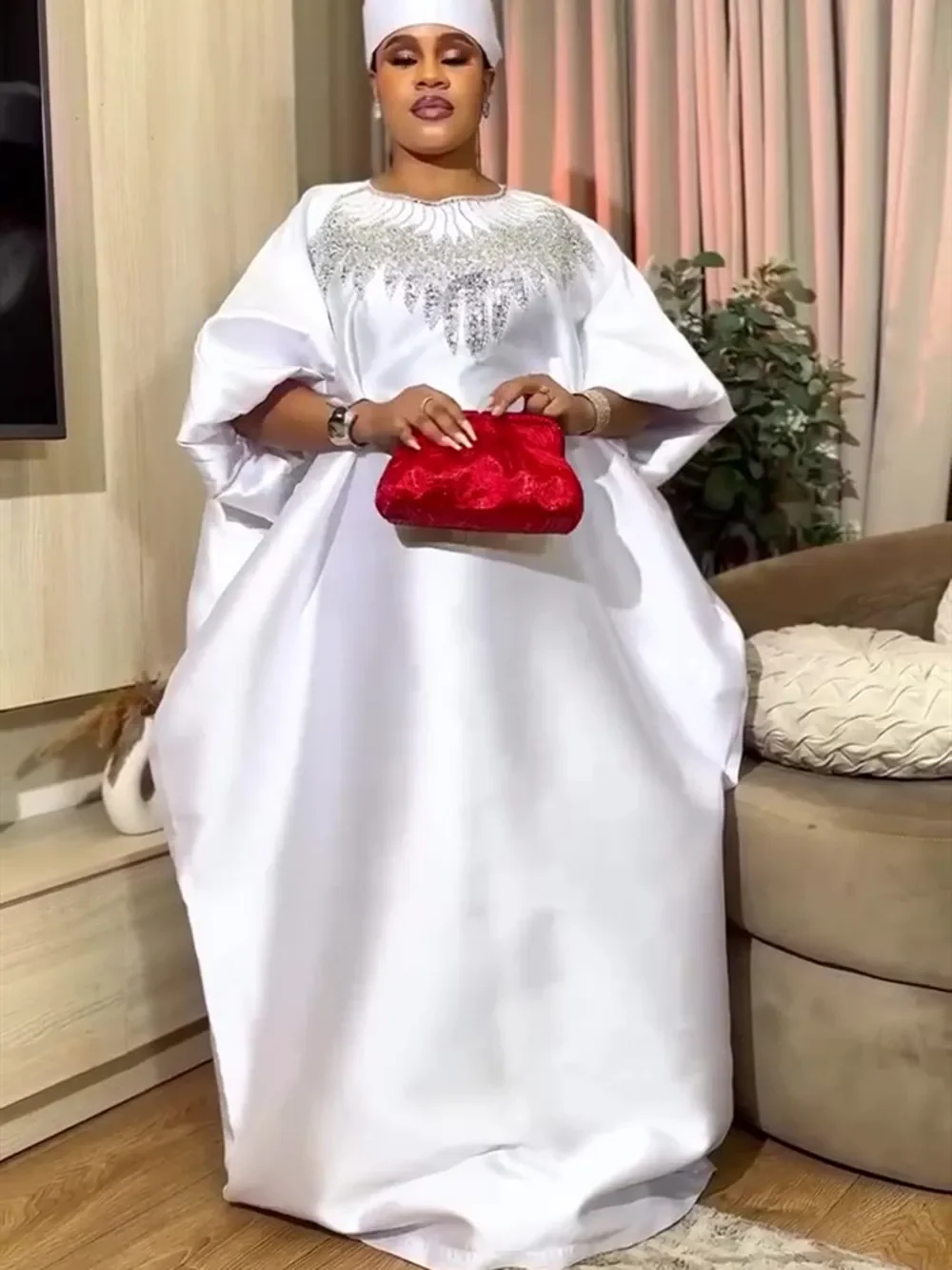 

African Dresses for Women Plus Size Africa Clothes Dashiki Ankara Sequin Outfit Gown Kaftan Muslim Wedding Party Long Maxi Dress