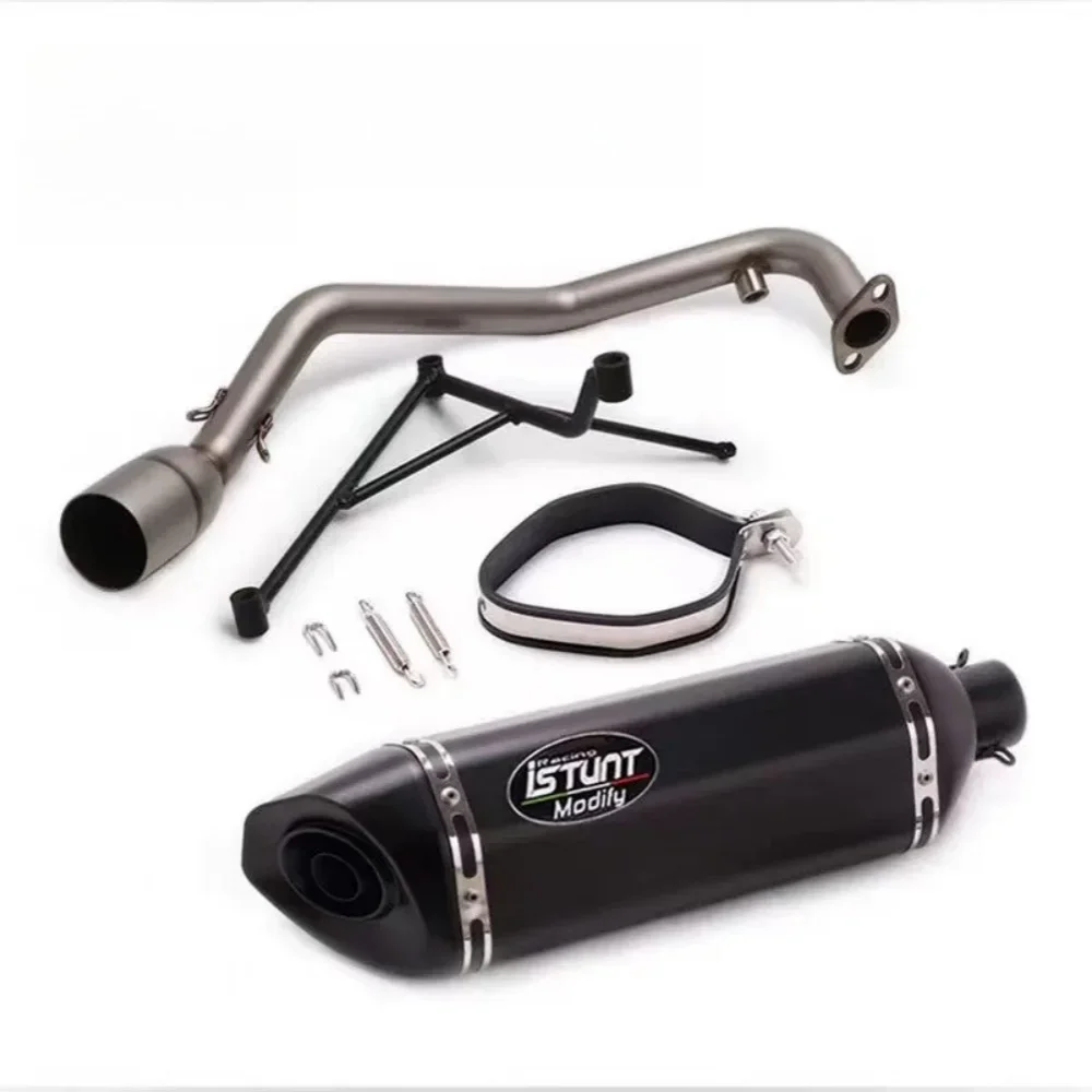 สําหรับท่อไอเสียรถจักรยานยนต์สําหรับ Sym Jet X 125 / 150 / 200 ดัดแปลงท่อไอเสียด้านหน้า