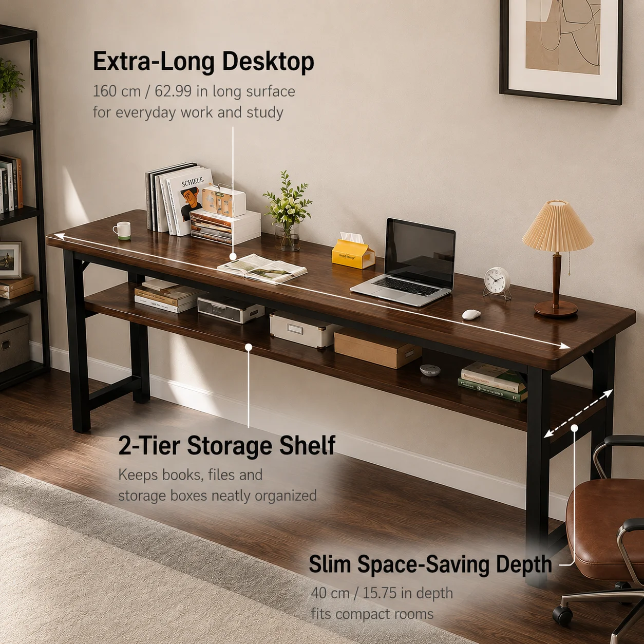 AOLIVIYA Dubbel Bureau voor St - L Shaped Desk Setup recensie en prijs