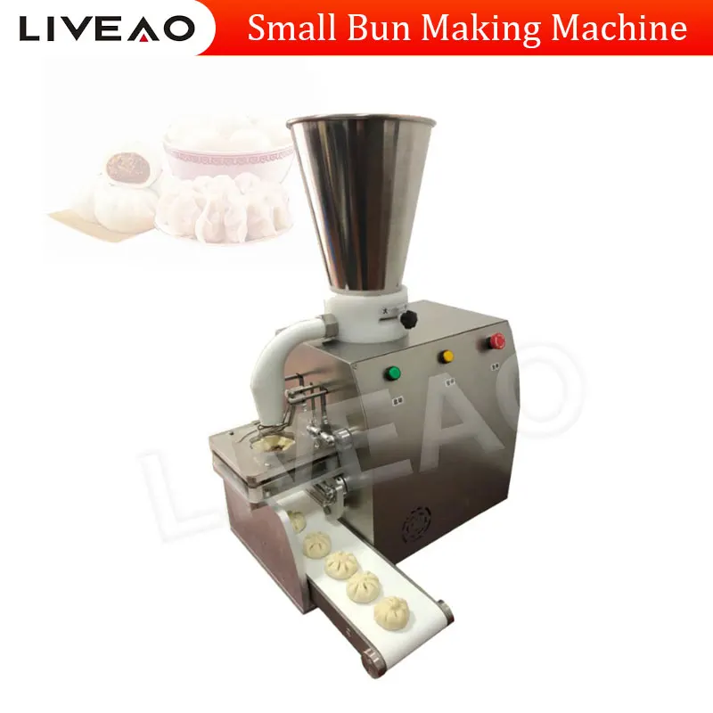 Stuffed Soup Dumpling Momo Chinese Baozi Wrapper Making Equipment Steamed Bun Machine