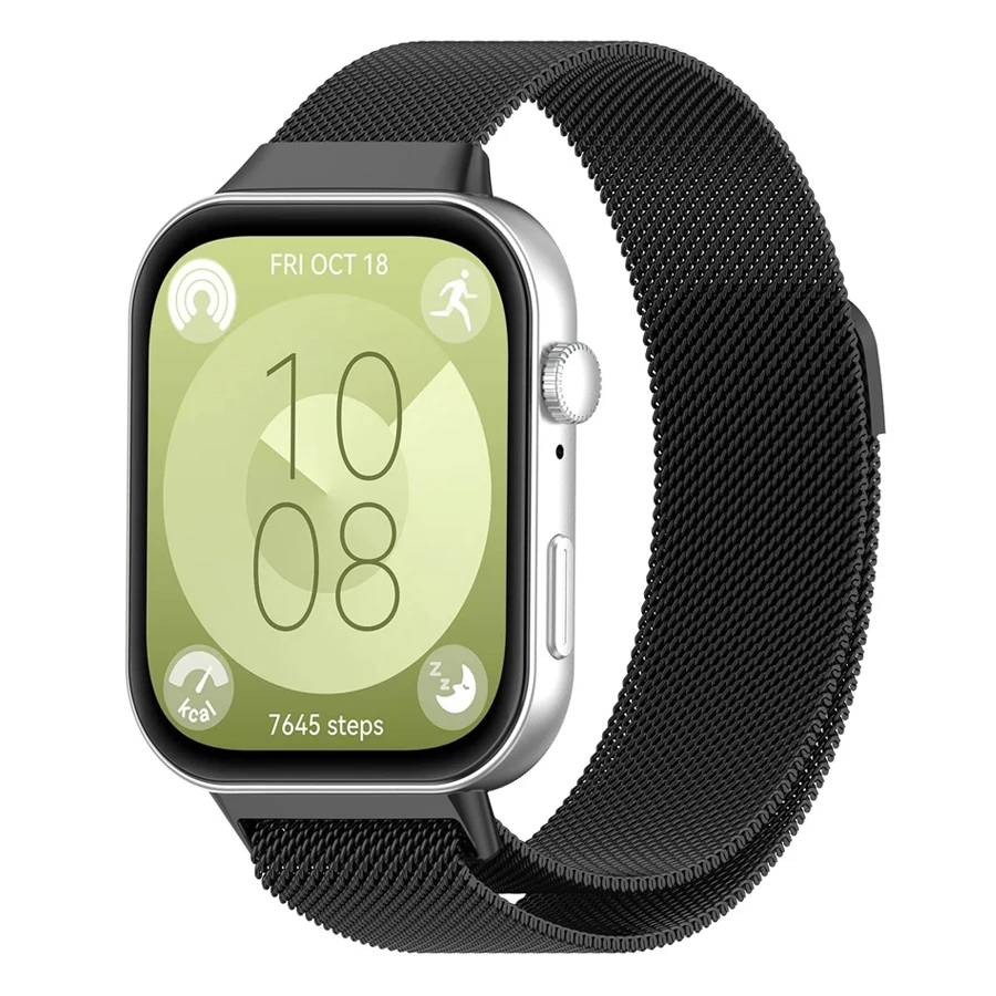 Magnetische Milanese band voor Huawei Watch Fit 3/4/4Pro/5/5Pro armband polsband voor Huawei Fit 3 4 5 Pro roestvrijstalen band