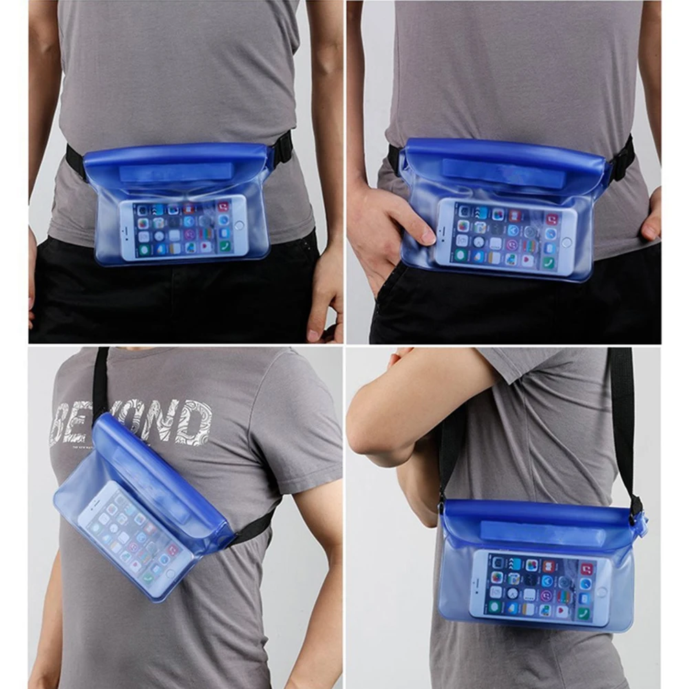 Waterproof Fanny Pack Keeps Cell Phones and Valuables Safe and Dry Waterproof Waist Bag for Boating Swimming Snorkeling Kayaking