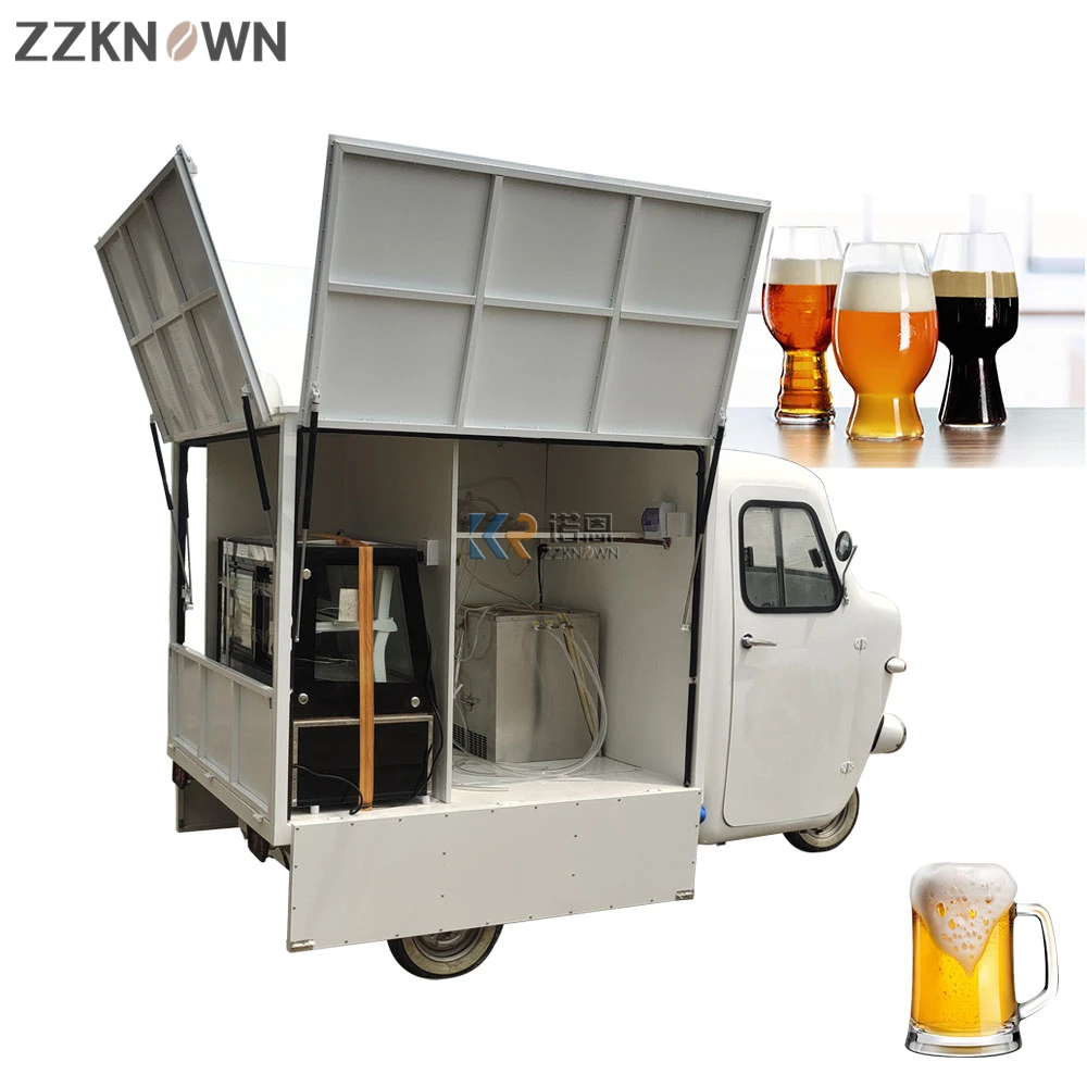 มือถือไฟฟ้า APE สำหรับไอศครีม Piaggio beertrucks รถสามล้อสำหรับขายสหรัฐอเมริกาขนมขบเคี้ยวคีออสรถเข็น