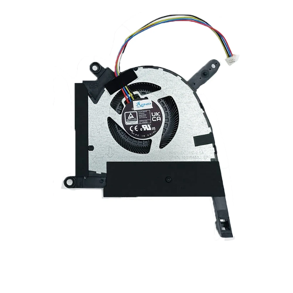 Imagem -04 - Ventiladores de Refrigeração para Asus Tuf Gaming Cpu Gpu Refrigerador Radiador A15 Fa507 Fa707 Fx507 Fa507rc Fa507re Novo 5v 13nr08y0t01011