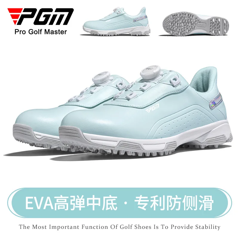 

PGM Golf Shoes Women's Waterproof Knob Sports Shoes Anti Slip Ultra Light Comfortable Casual Shoes