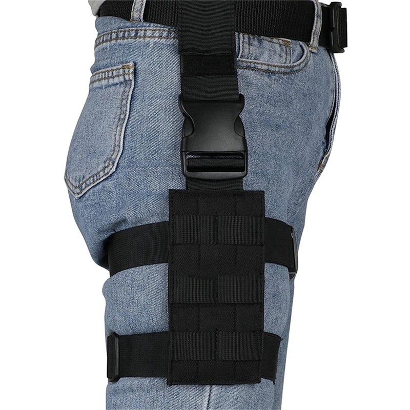 Universal Drop Leg Holster Thigh Platform Holster Adjustable Molle Straps