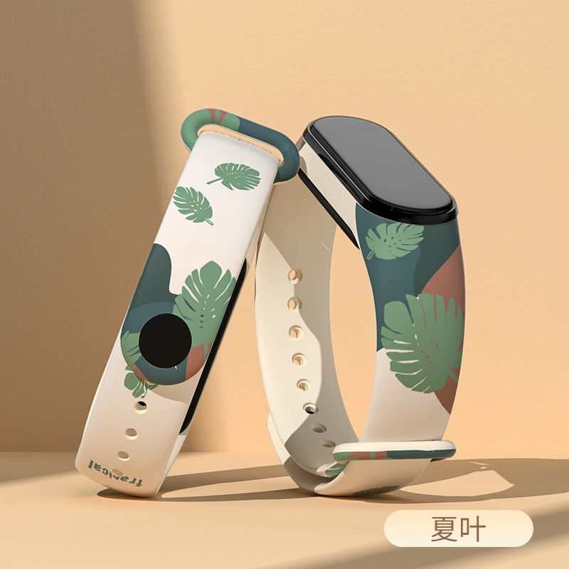 Xiaomi Mi Band 용 15mm 시계 스트랩 7 6 5 4 3 손목 밴드 실리콘 팔찌 손목 스트랩 MiBand 3 4 band6 band7 Smartwatch Accesso