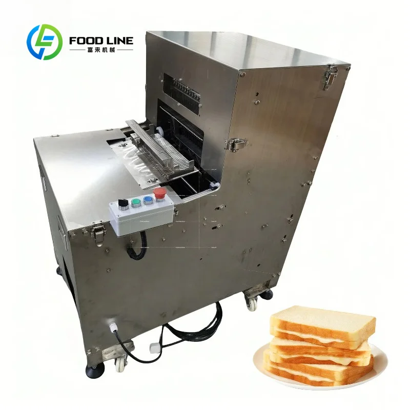 Toast Cutter High Efficiency Industrial Full Cut Stainless Steel For Loaf Bread Production Line FL Custom Wholesale