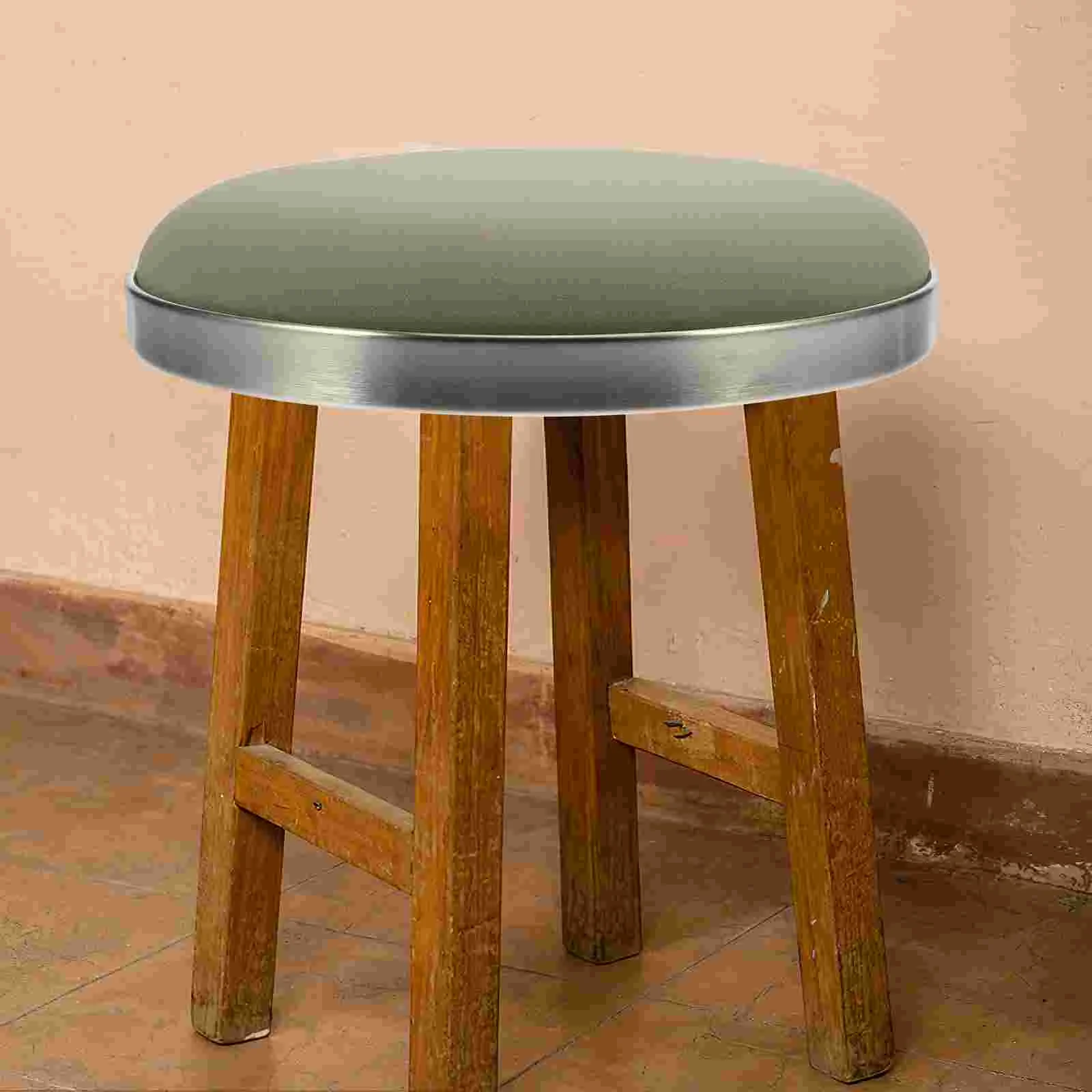 Round Stool Seat Cushion Stuffed Stool Seat Stool Replacement Surface Padded Stool Seat bar stool surface seat