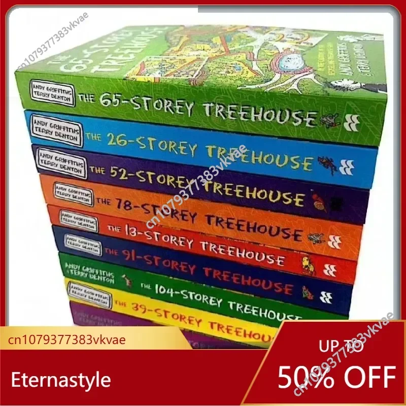 

9 Books/Set Book Sets in English The Storey Treehouse Book Interesting Story Picture English Book Kids Reading