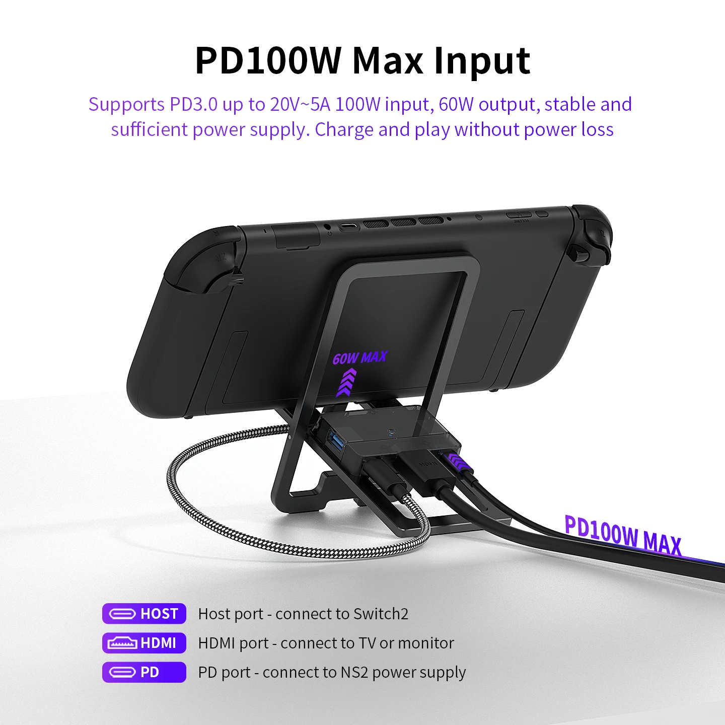 Switch 2 Dock met opvouwbare s - Usb Hub Gaming recensie en prijs