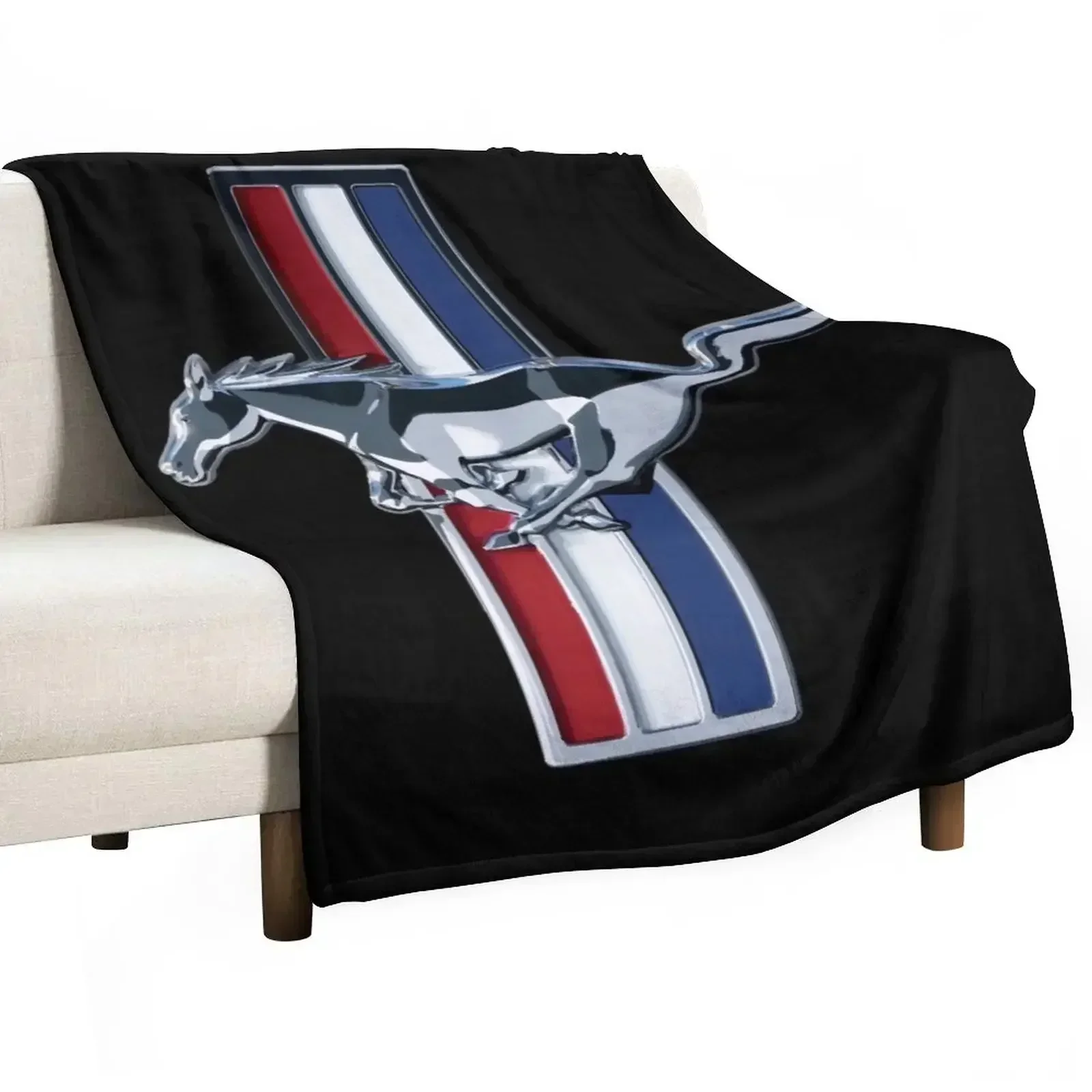 

stang Throw Blanket Loose Blankets For Sofas Blankets