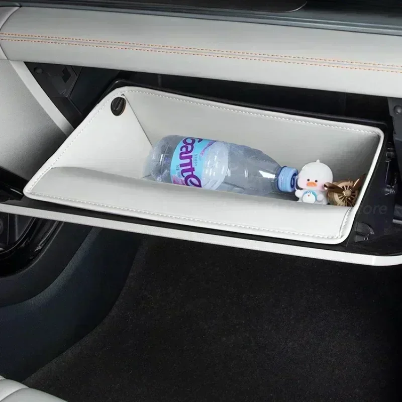 For BYD Song Plus SEAL U DMi/EV 2020-2025 Car Co-Pilot Storage Bag Pocket Central Control Glove Box Pad Car Refit Accessories
