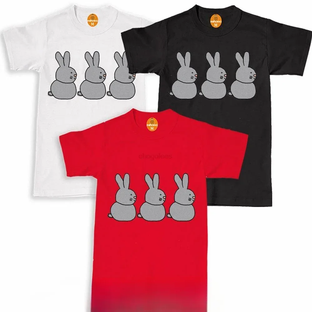 3 Easter Bunny T-Shirt Kids Childrens Cute Cool Novelty Happy Gift Egg Tee Top