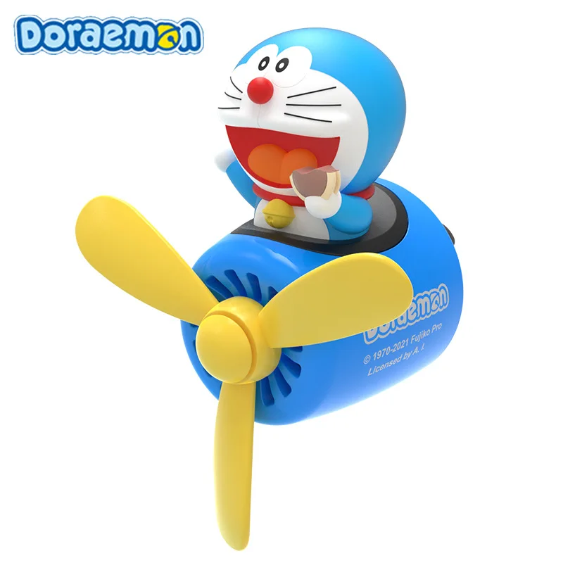 

Doraemon Car Air Freshener Rotating Propeller Aromatherapy Car Accessories Interior Perfume Diffuser Fragrance Ornament