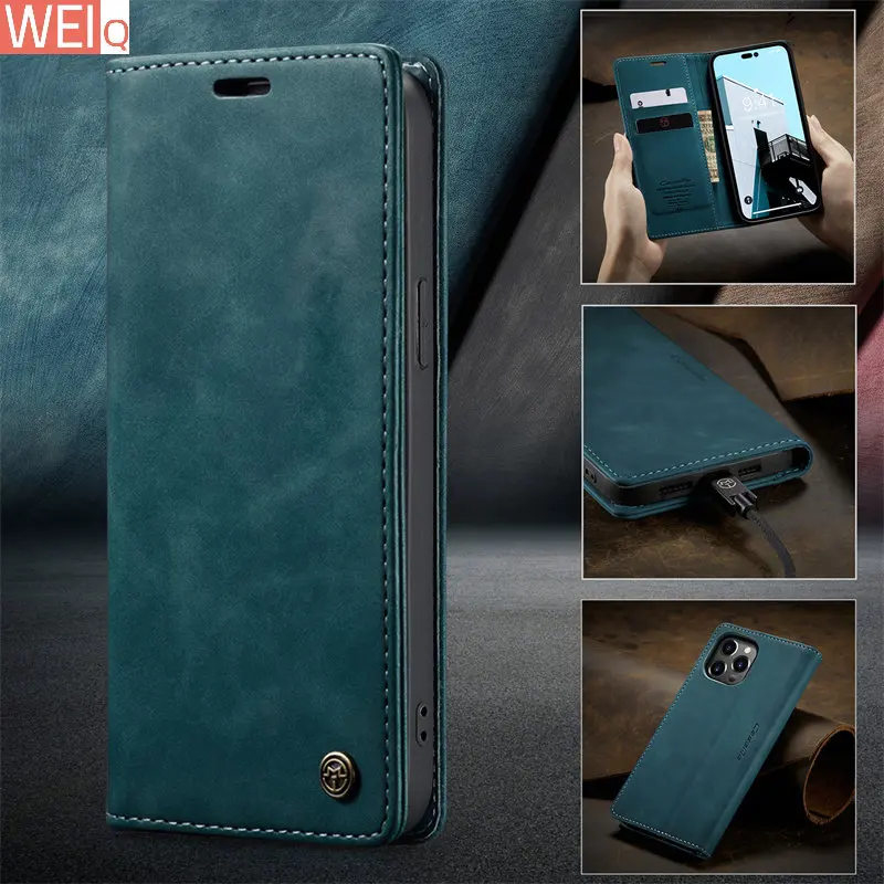 

Flip Etui on For Huawei Mate 30 Pro CASEME Vintage Leather Wallet Case For Huawei Mate 30 Pro LIO-L09 Cover Card Slot Back Cover