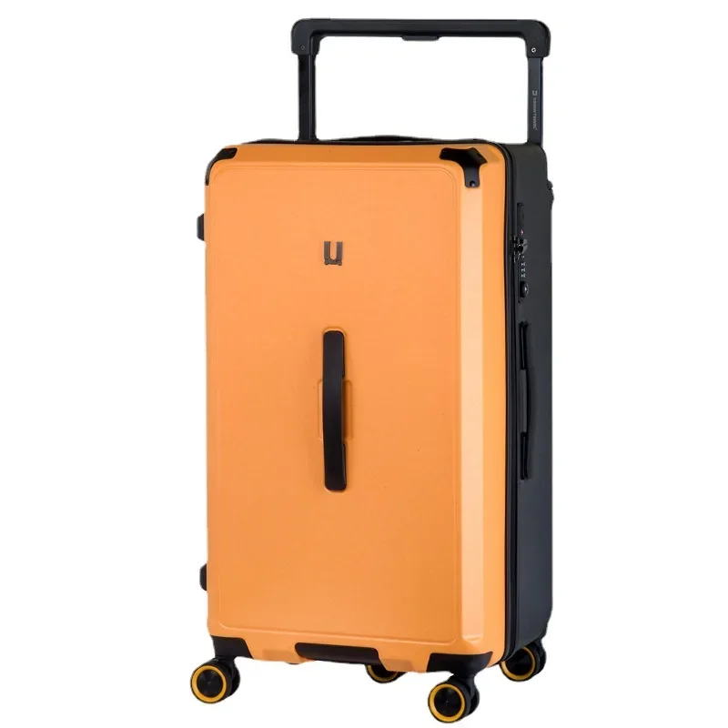 

Large capacity, universal wheel 26 inches, suitcase, men's and women's suitcases, wide tie rod USB charging.