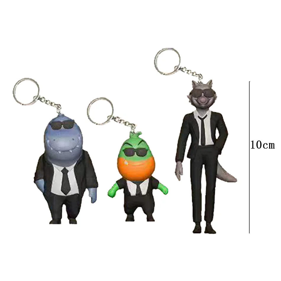 The Bad Guys Action Figures di alta qualità Kawaii Lupo Piranha Serpente Squalo Tarantula PVC Anime Doll Animale Giocattolo Regalo