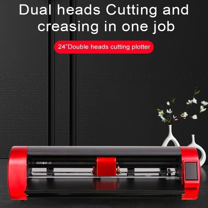 Double-Head Creasing Cutting Edge Tracking Packaging Folding Paper Art Paper for Engraving Machines Teaching Use