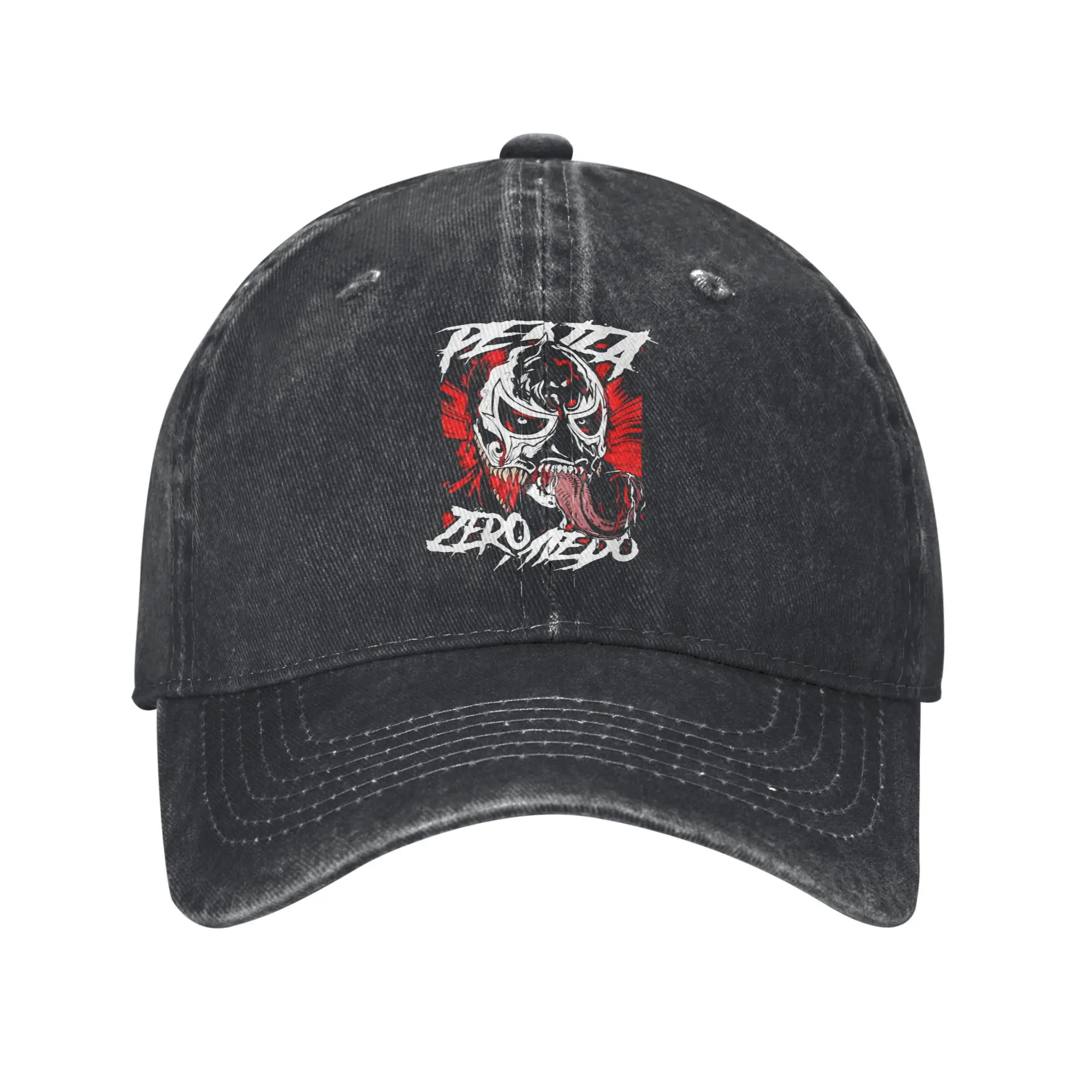 

Fashion Penta Zero Miedo Baseball Caps for Men Women Distressed Washed Headwear Outdoor Summer Unstructured Soft Hats Cap