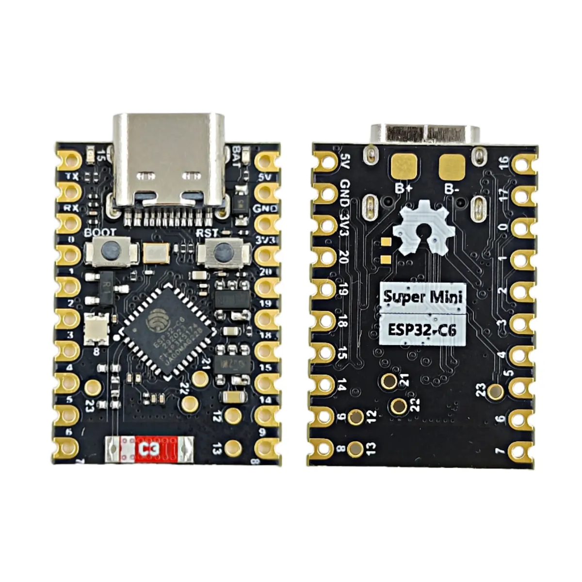 ESP32-C6 SuperMini Development Board Microcontroller Programming Learning Controller Core Board