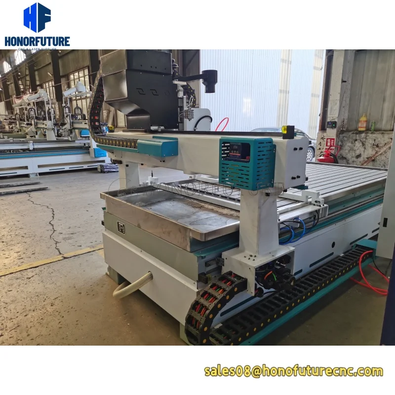 

Best Offer 1300x2500mm Auto Tool Changer CNC Router Machine with LNC Control Wood Engraving Machine Router Woodworking Tools