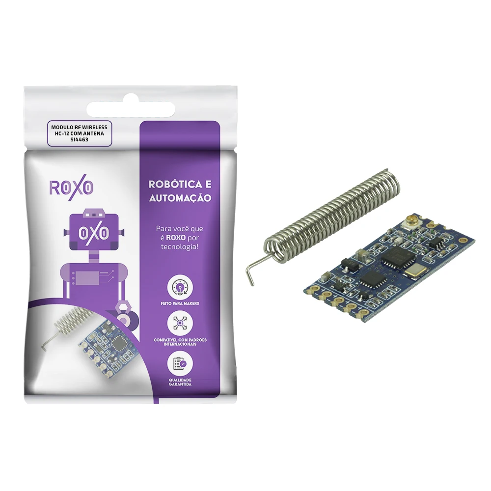 HC-12 Wireless RF Module With SI4463 Antenna-RoXo