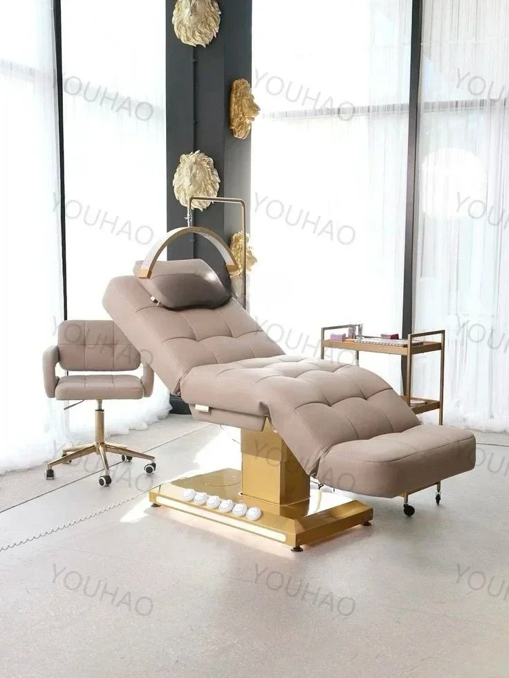 

Электрическая косметическая кровать, массажная массажная многофункциональная подъемная татуировка, вышивка, специальная кровать для ресниц