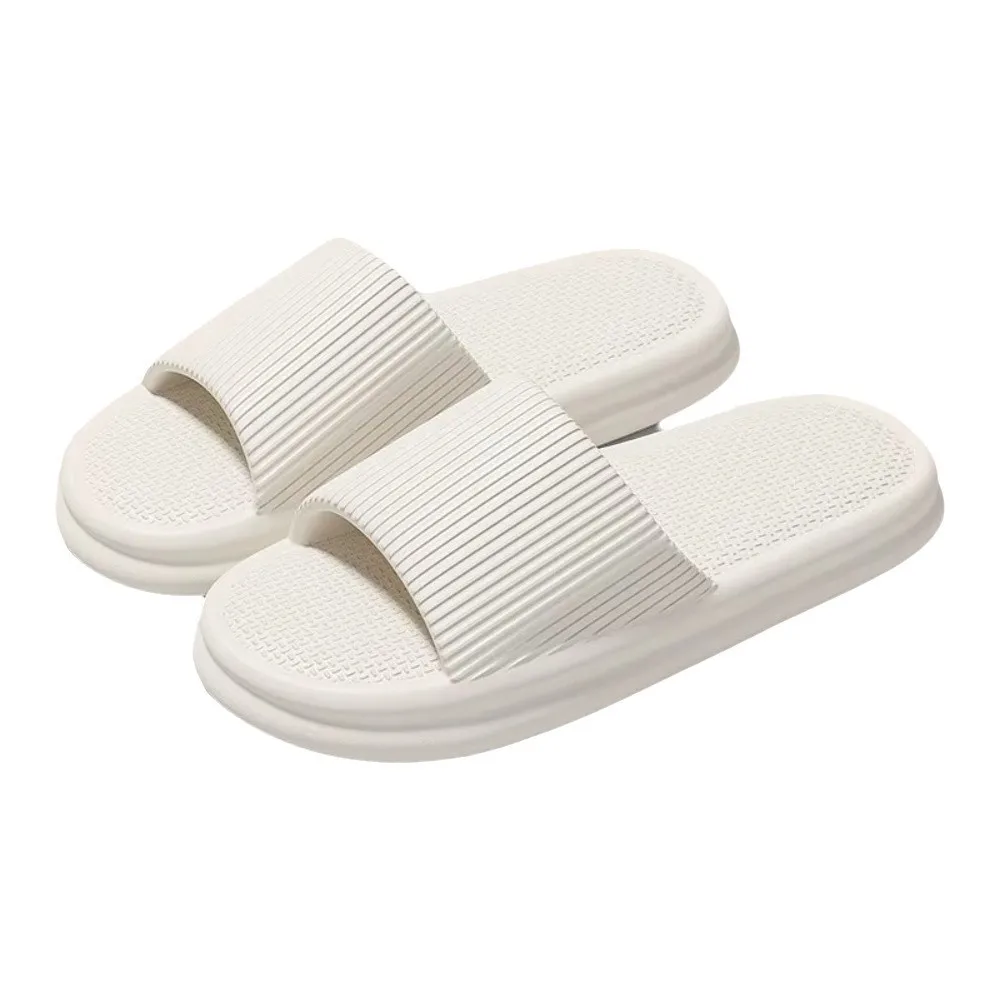 Casual EVA Cloud Slippers Soft Sole Non-slip Women Beaches Sandals Thick Breathable Platform Sole Slippers Indoor Bathroom