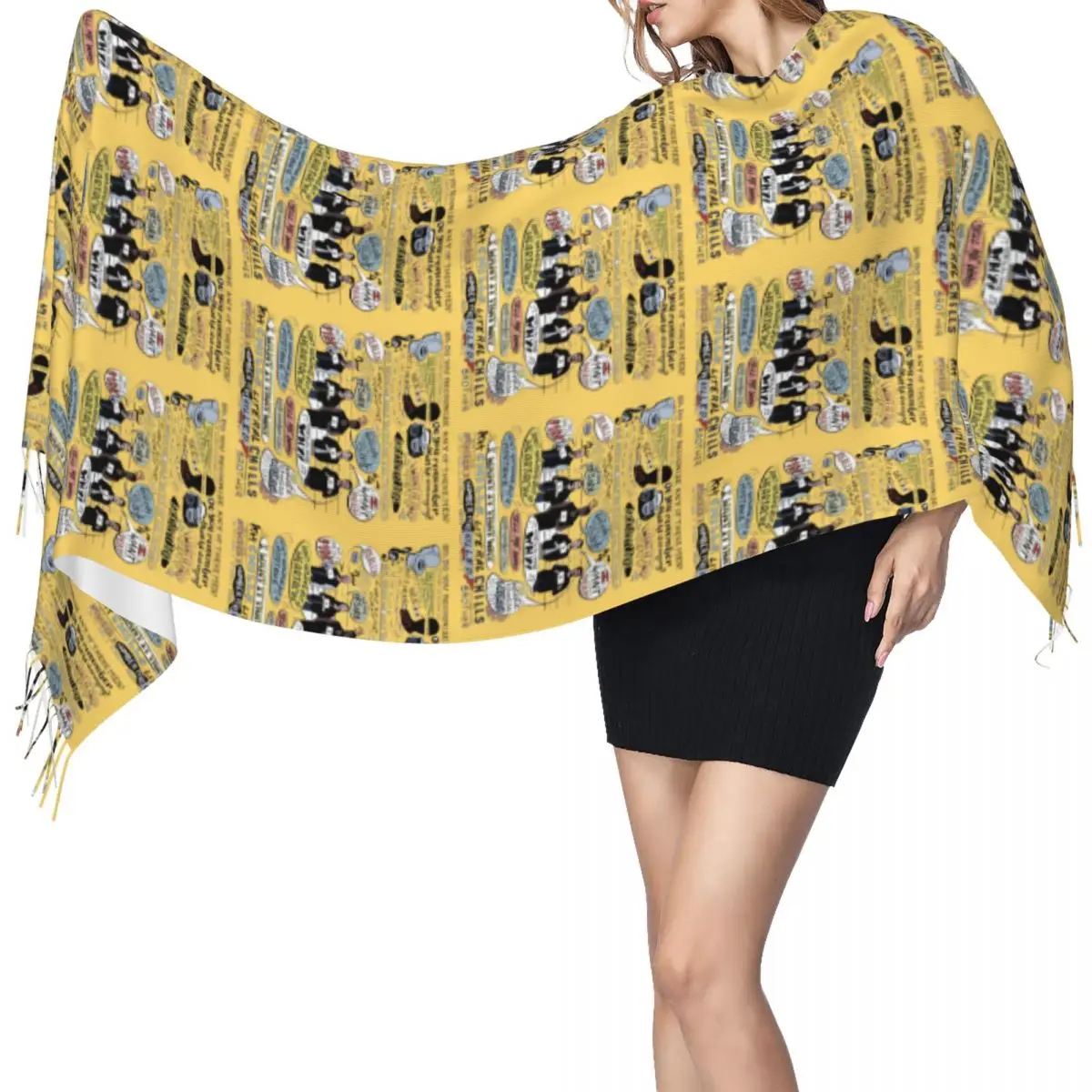 

I Want It That Way B99 Colorized Scarf Tassel Scarves Women Soft Warm Shawls and Wraps Large Fall Winter Shawl Wrap
