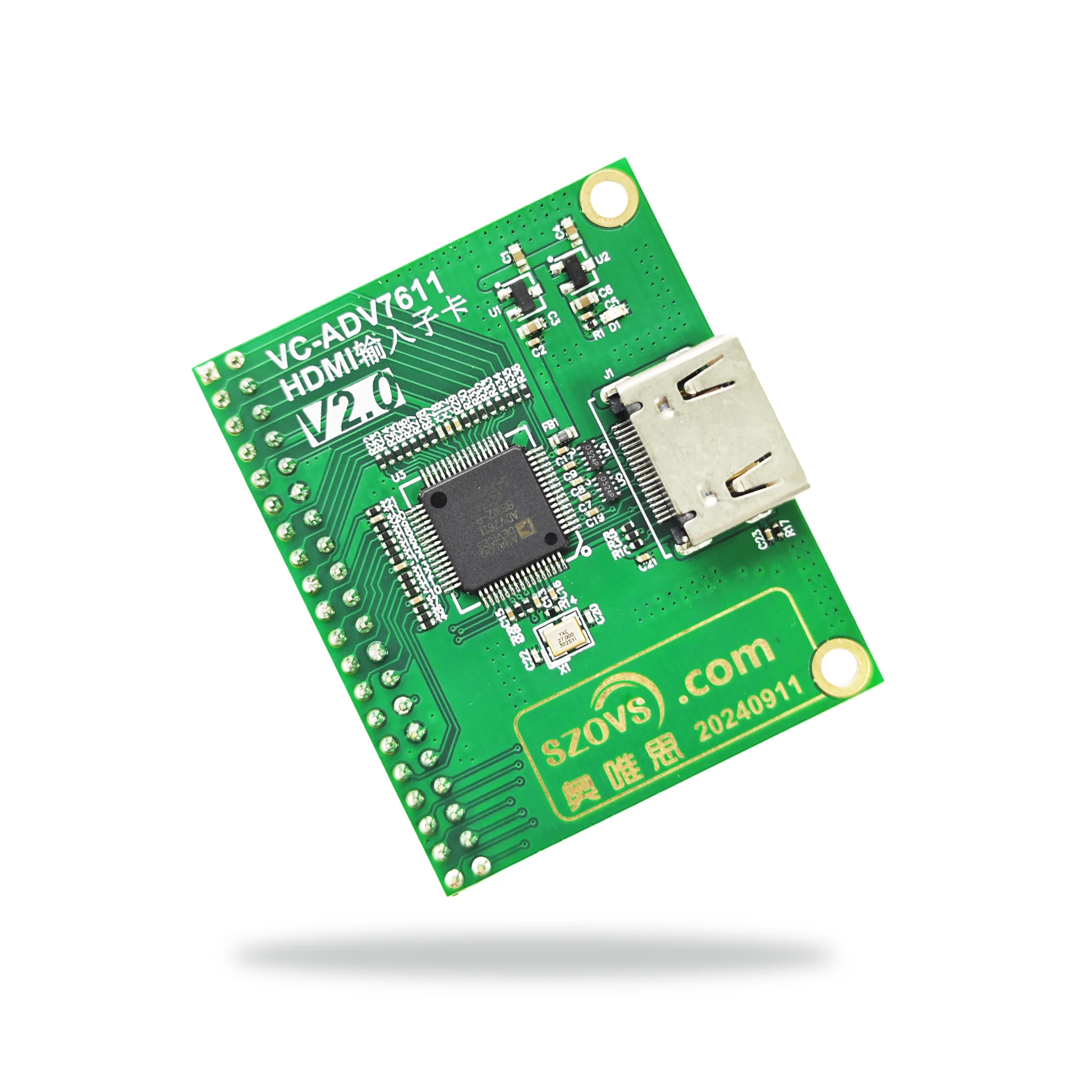

ADV7611 Module HDMI Input Sub-card Supports RGB YUV BT656 To Provide FPGA HDMI Input Engineering