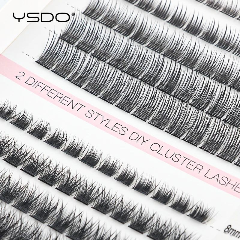 Pestañas Postizas Individuales con Rizo ABCD, Racimos, Esponjosas, Suaves, Naturales, de Visón, Suministros de Belleza 3