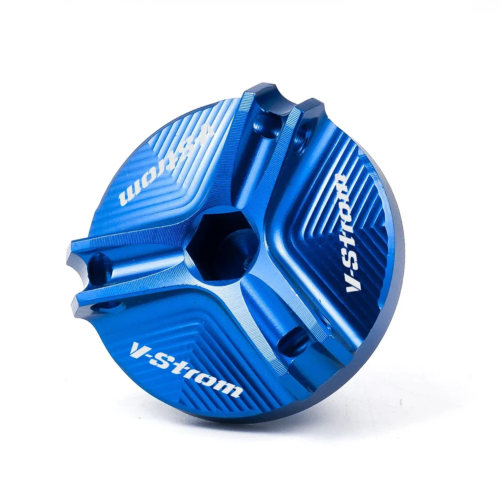 Sekrup Tutup Pengisi Oli Mesin CNC Aluminium Untuk Sepeda Motor Suzuki VSTROM 650 1000 1050 1050XT 250 V STROM DL250 DL650 DL1000