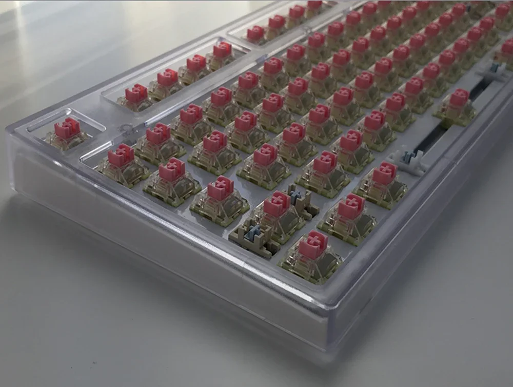 ONLY Transparent Top Case for Keydous NJ80 Keyboard Modification Repair Accessory
