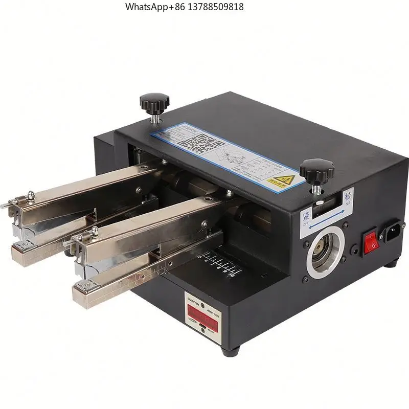 High Speed 1 to 4 Heads Heavy Duty Binding Machine, Double Head Box & Book Stapler for Office Supermarket Table Use