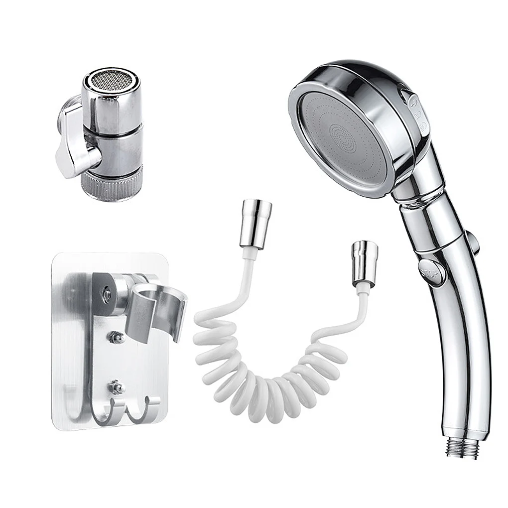 Basin Shower Head Sink Faucet Extension Sprayer Bathroom Accessories Tap Bracket Extender Replacement Water-Saving Nozzle Set