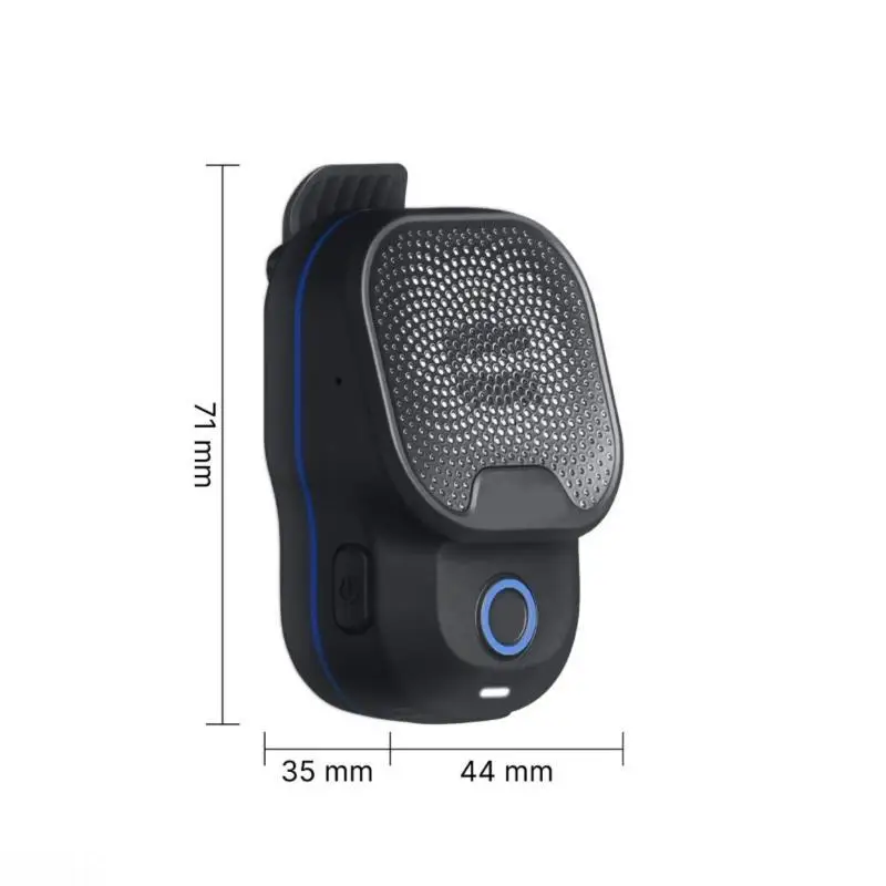 

Wearable Outdoor Speaker with 600mAh Rechargeable Battery IPX7 Water Resistance Wireless 20M Range Phone Call Function