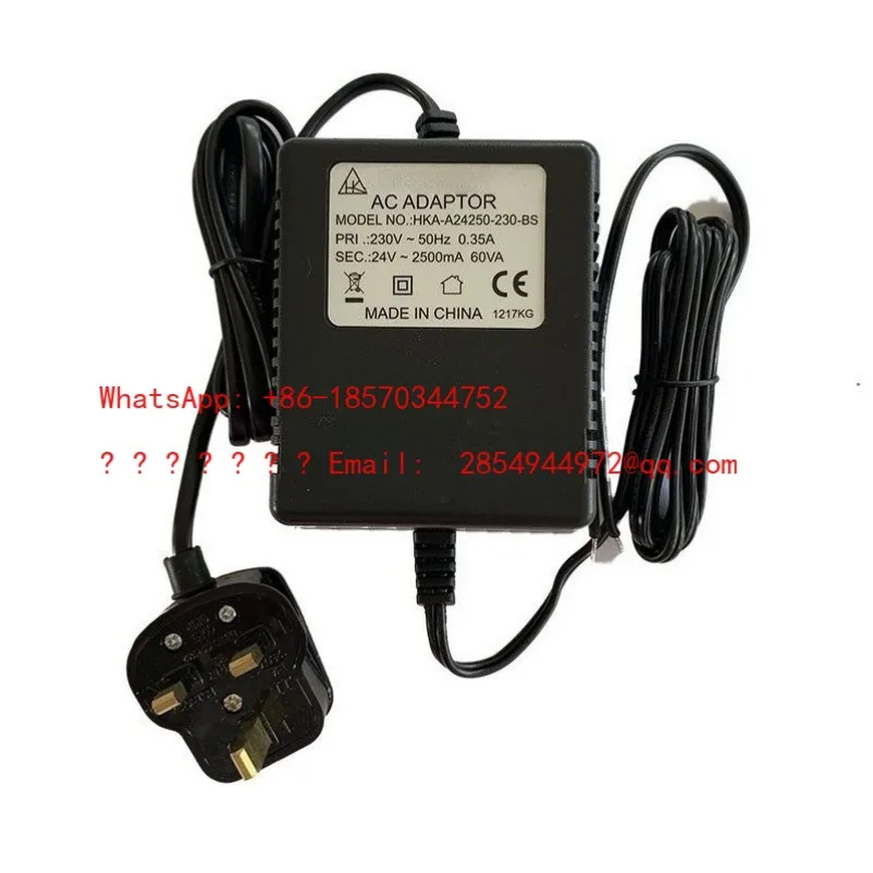 

L Power Supply British Standard 24V2.5A Adapter HKA-A24250-230-BS
