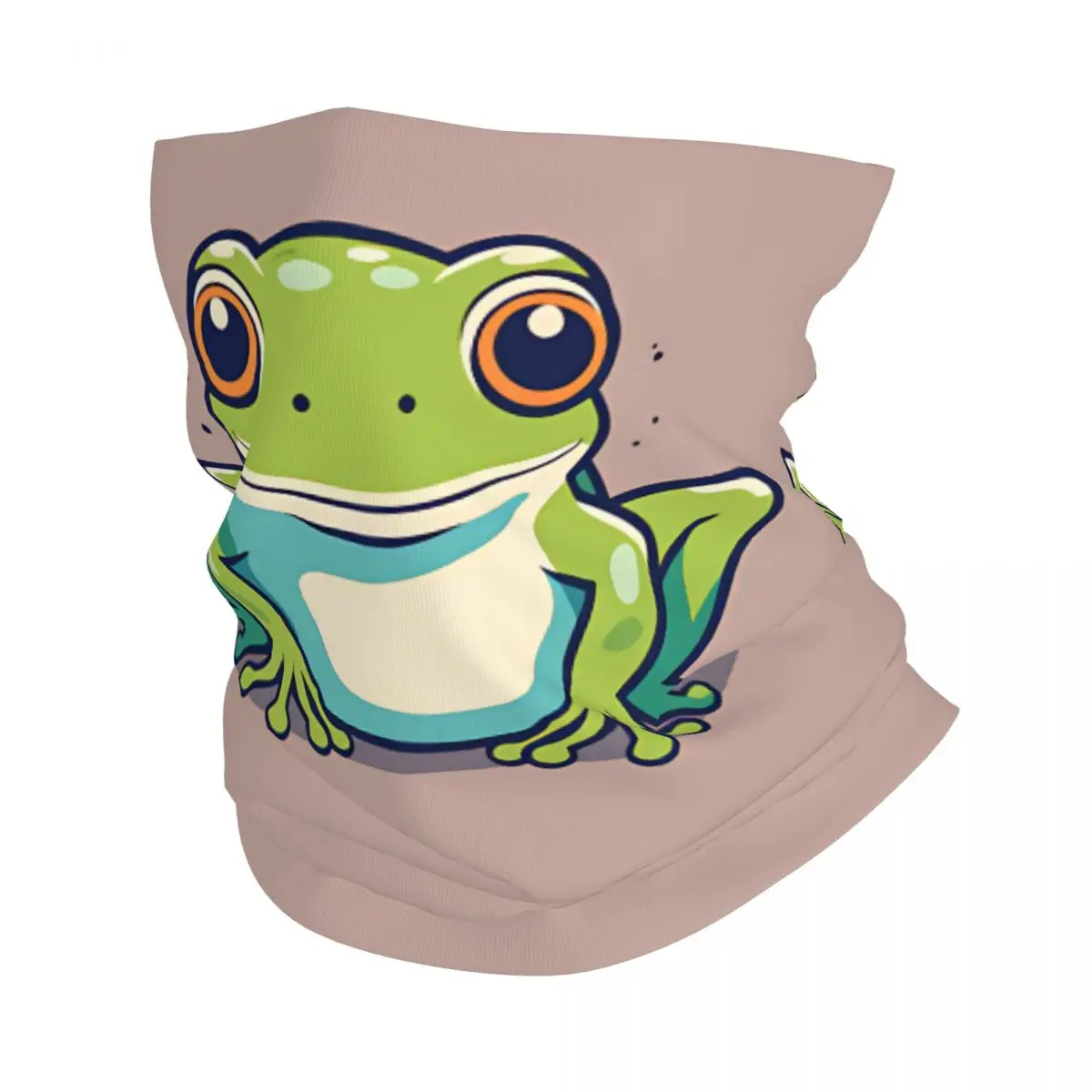 Frog Headband Neck Cycling Tube Scarf Bandana Gaiter All Seasons Unisex