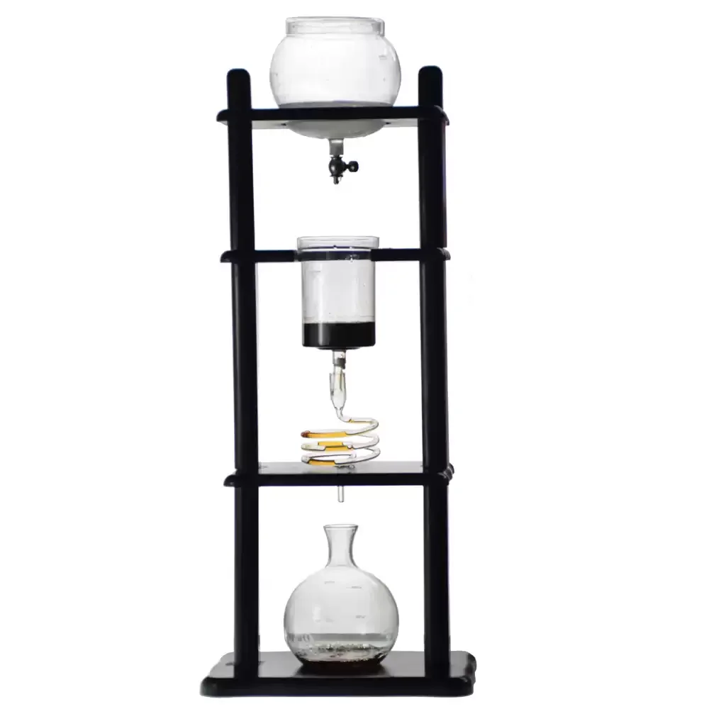 CB10 Kitchen Cold Brew Coffee Maker Cold Drip Maker Coffee Tower with Iced Slow Cold Brew Iced Coffee Maker Large Capacity 10cup