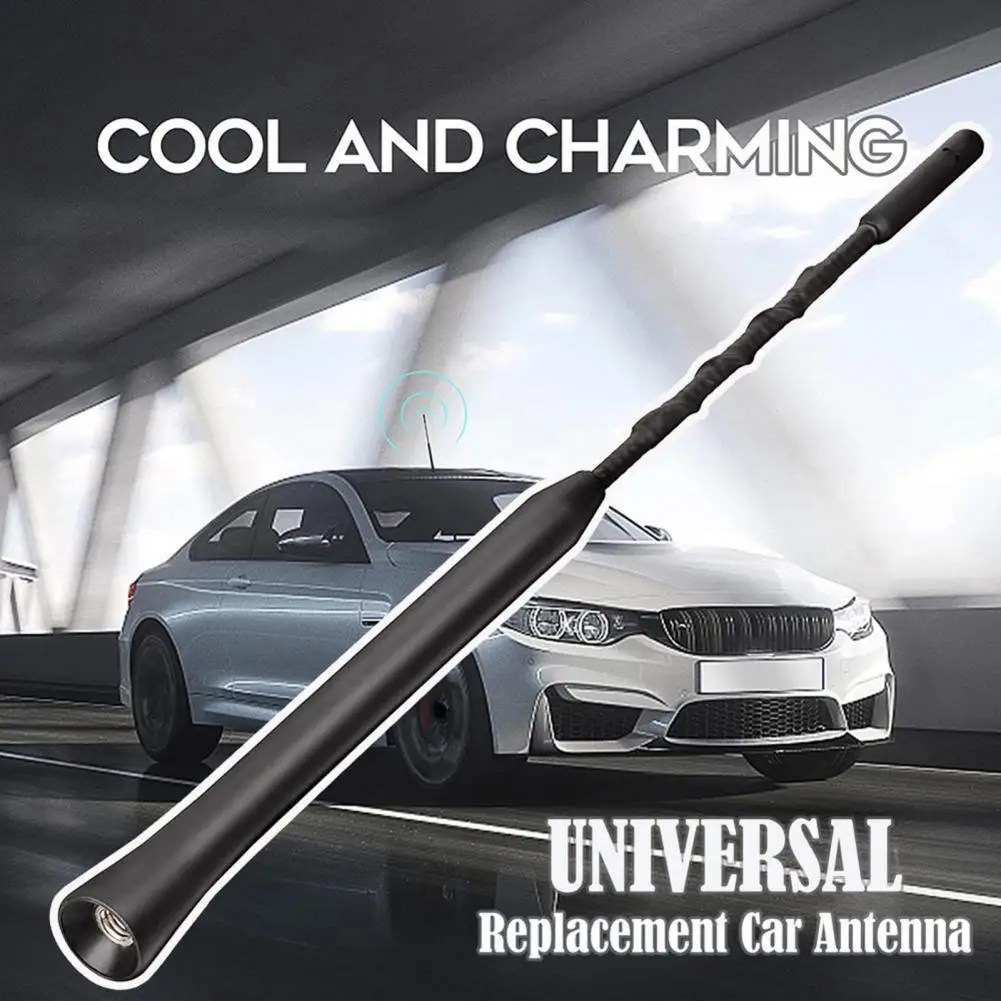 Car Antenna Universal Perfect Fitment Waterproof Auto FM/AM/DAB Antenna Replacement with 3 Screws for Truck