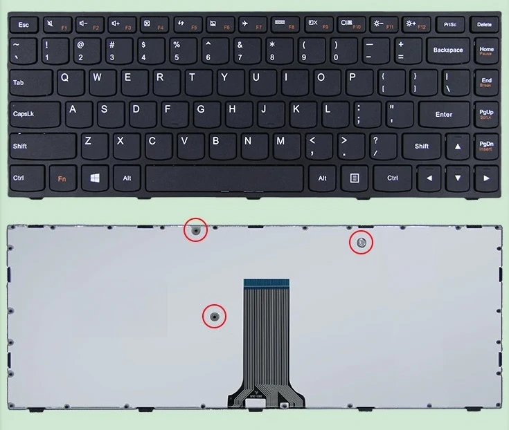 For Lenovo G40 B40 Z41 B41 M41 Z40 N40-70 75 30 45 80 70M keyboard with aluminum film