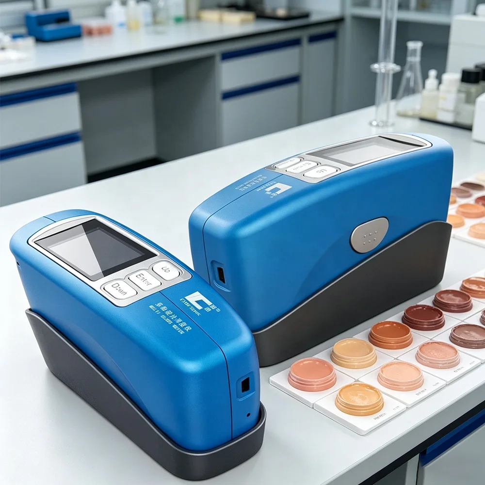 Portable Gloss Meter Handheld Coating Gloss Meter Lab 20/60/85 Degree Laboratory Measurement Device for Gloss Testing