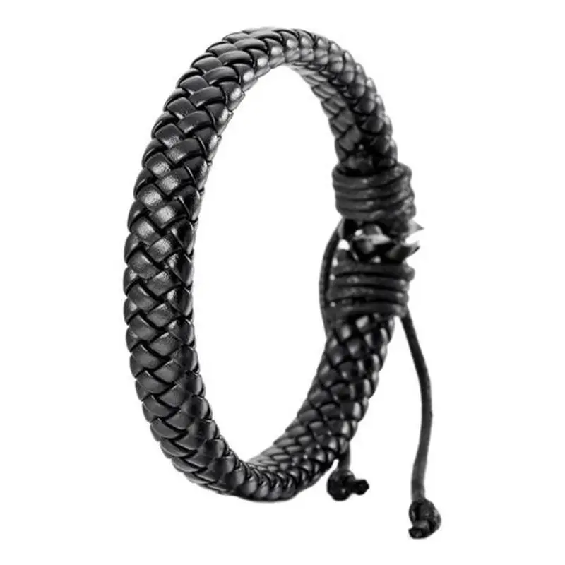 New Unisex Leather Bracelet Bangle Cuff Rope Adjustable Good Gifts for Men and Women