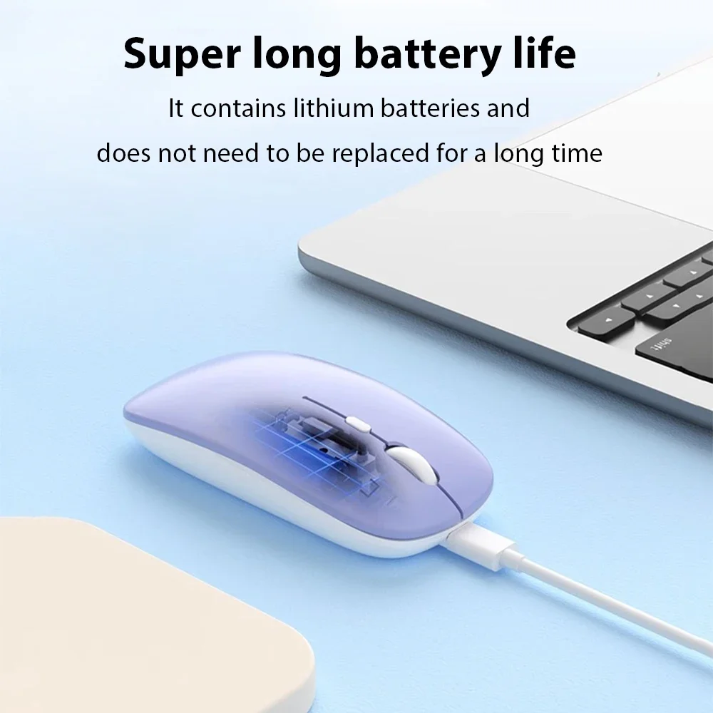 Wireless Mouse For Apple Xiaomi Samsung Lenovo Tablet Laptop Bluetooth Mouse For Ipad PC Notebook Computer USB Game Silent Mouse