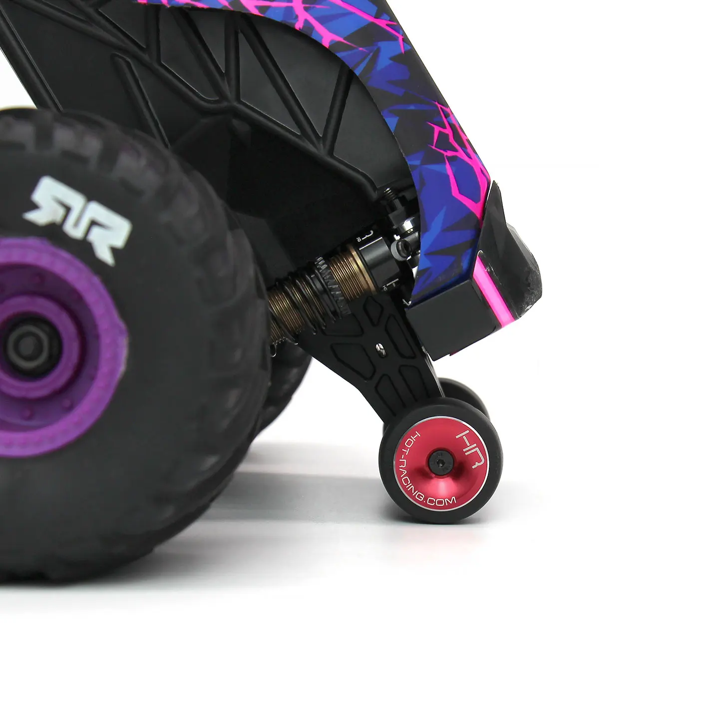 HR ARRMA 1/16 Gorgon Grom Magic Snake 1/16 Quake Grom Quick Customer Bearing Version Tail Wheel + Wheel Cover