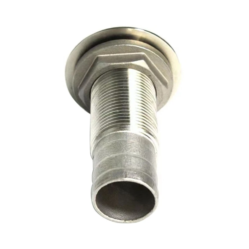 Boat Marine Drain Vent Yacht Water Outlet Port Bilge Drain Vent 316 Stainless Thru-Hull Fitting 1 3/4 3/8 1/2Inch